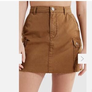 BDG Brown Mini Skirt